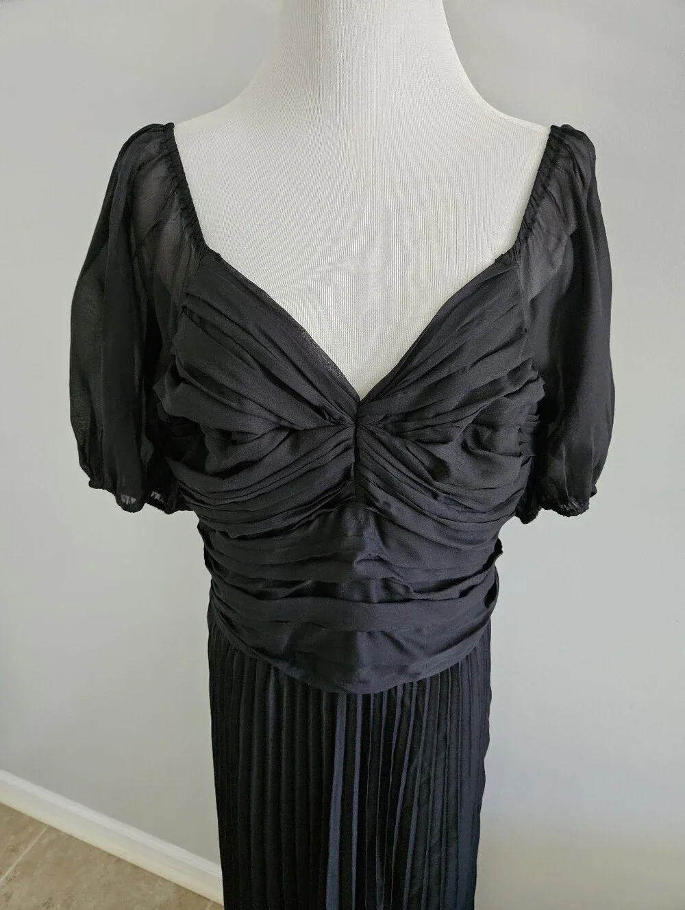abercrombie black pleated dress farnorthfashion on LTK